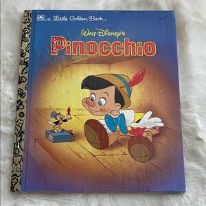 Vintage Walt Disney Pinocchio Little Golden Book
